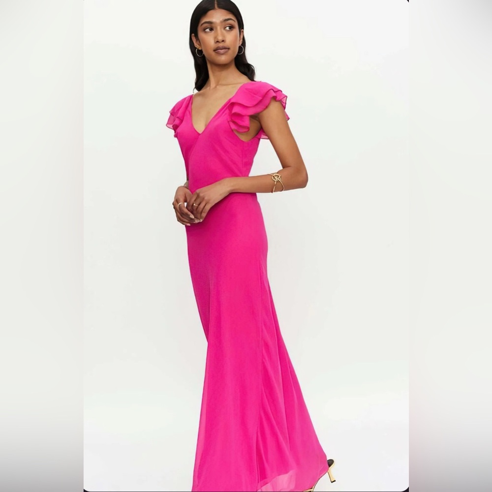 Fuschia RuffleDress